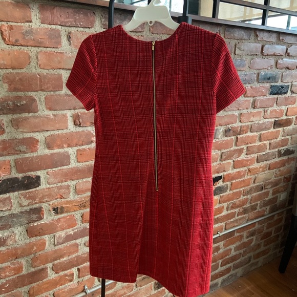 Calvin Klein short sleeve sheath plaid dress - Picture 6 of 7